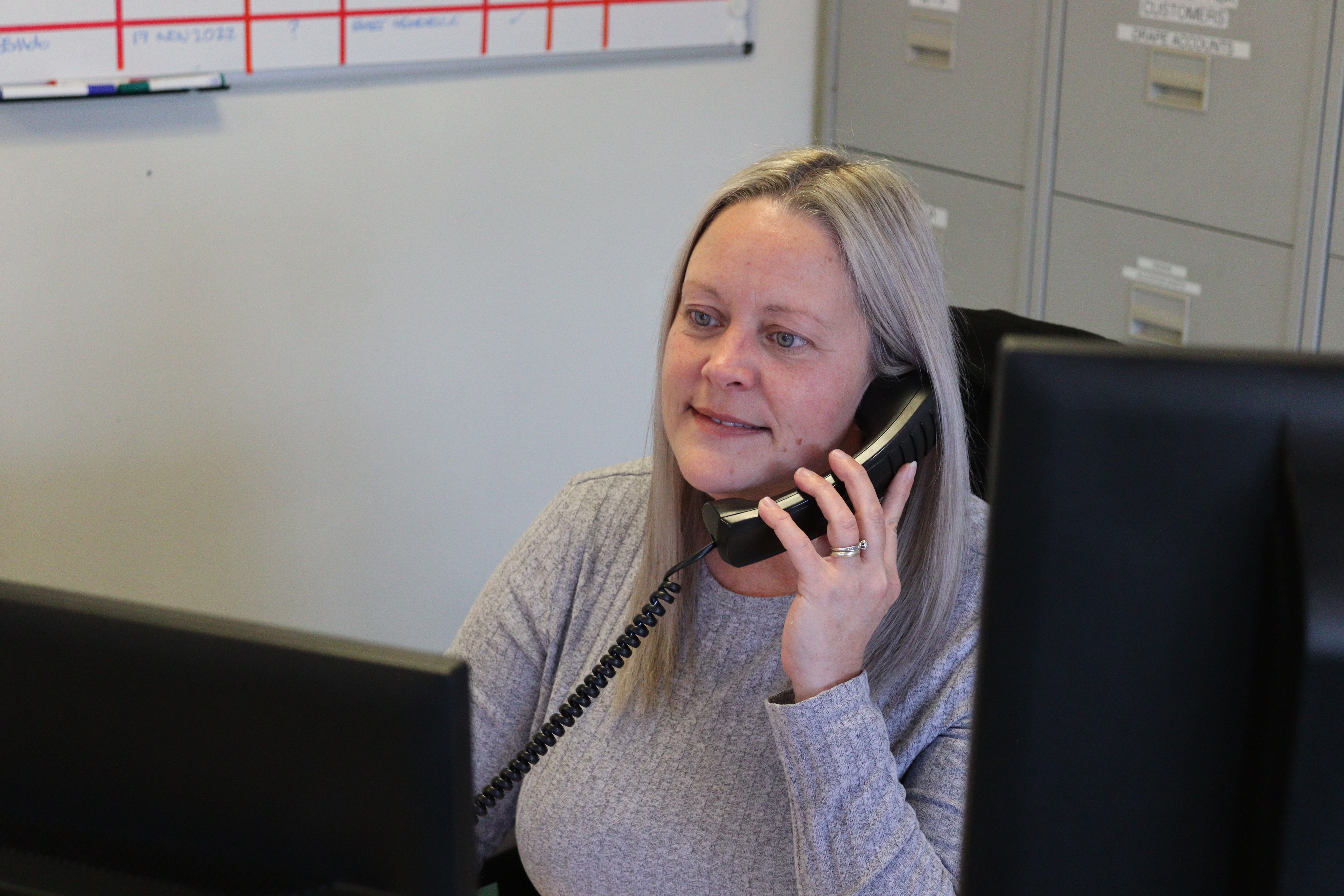 A customer getting in touch with our expert support team